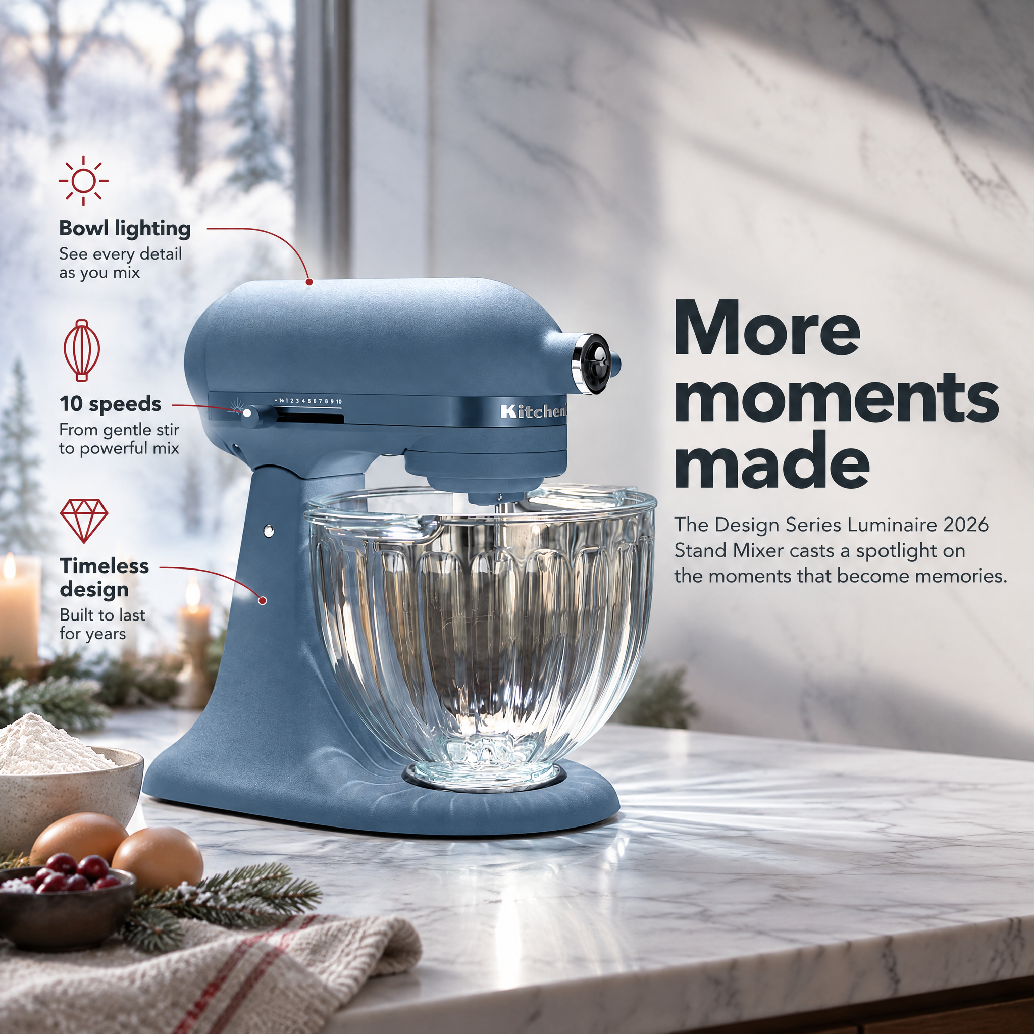 Design Series Luminaire 2026 Stand Mixer