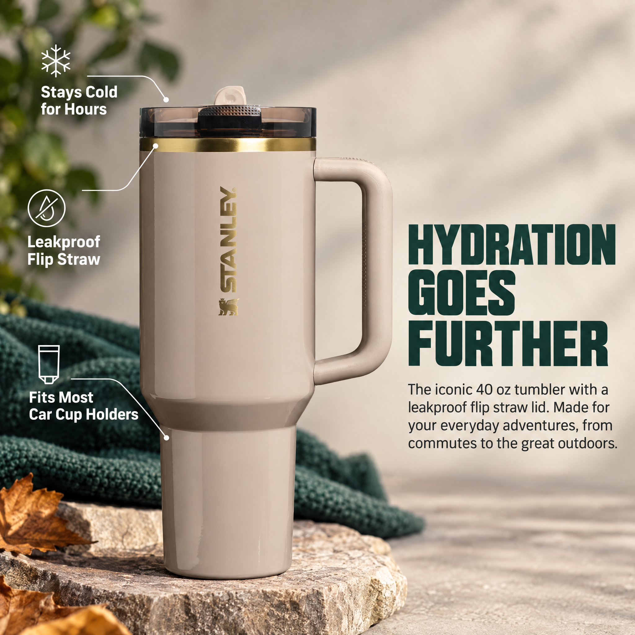 The Quencher® ProTour Flip Straw Tumbler | 40 OZ