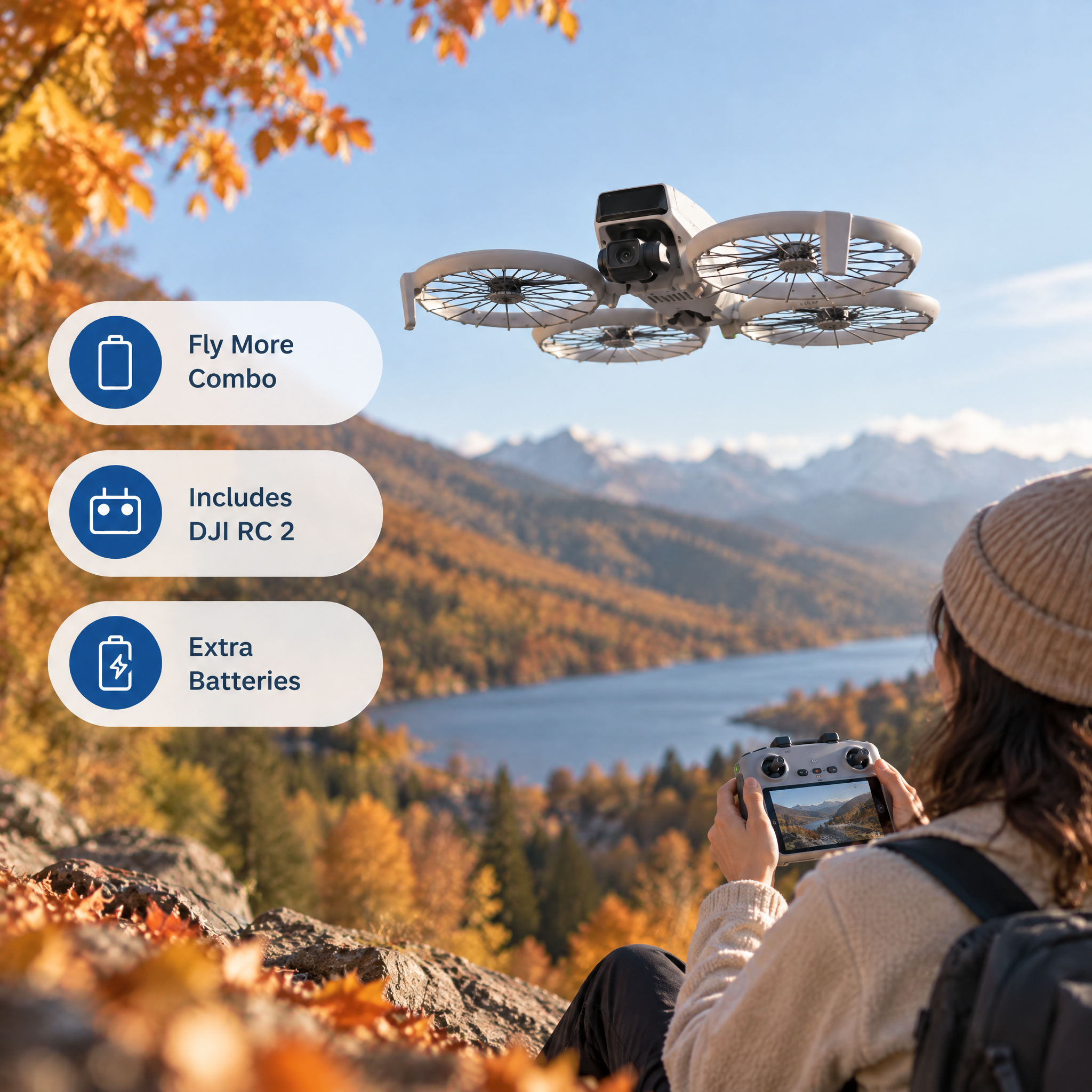 DJI Flip Fly More Combo (DJI RC 2)