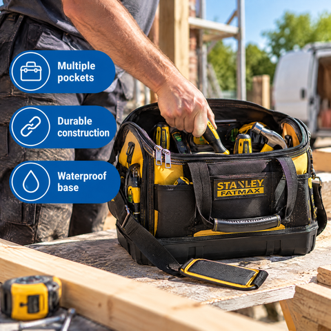 Stanley FatMax Hard Base Tool Bag 18"