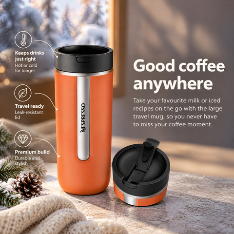 Travel Mug nagy - sütőtök (540ml)