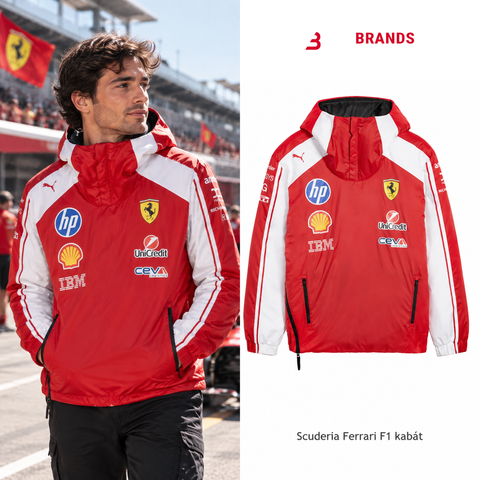 Scuderia Ferrari F1 kabát, csapat, Reversible, Puma, piros, 2026