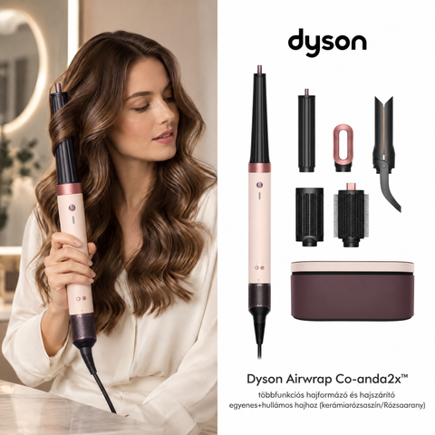 Dyson Airwrap Co-anda2x™ többfunkciós hajformázó és hajszárító egyenes+hullámos hajhoz (kerámiarózsaszín/Rózsaarany)