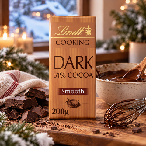 Lindt 51% Kakaótartalmú Főzőcsokoládé, 200g