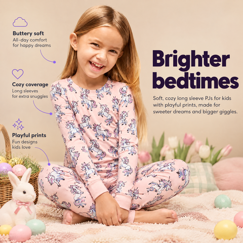 Long Sleeve PJ Set - Kid's